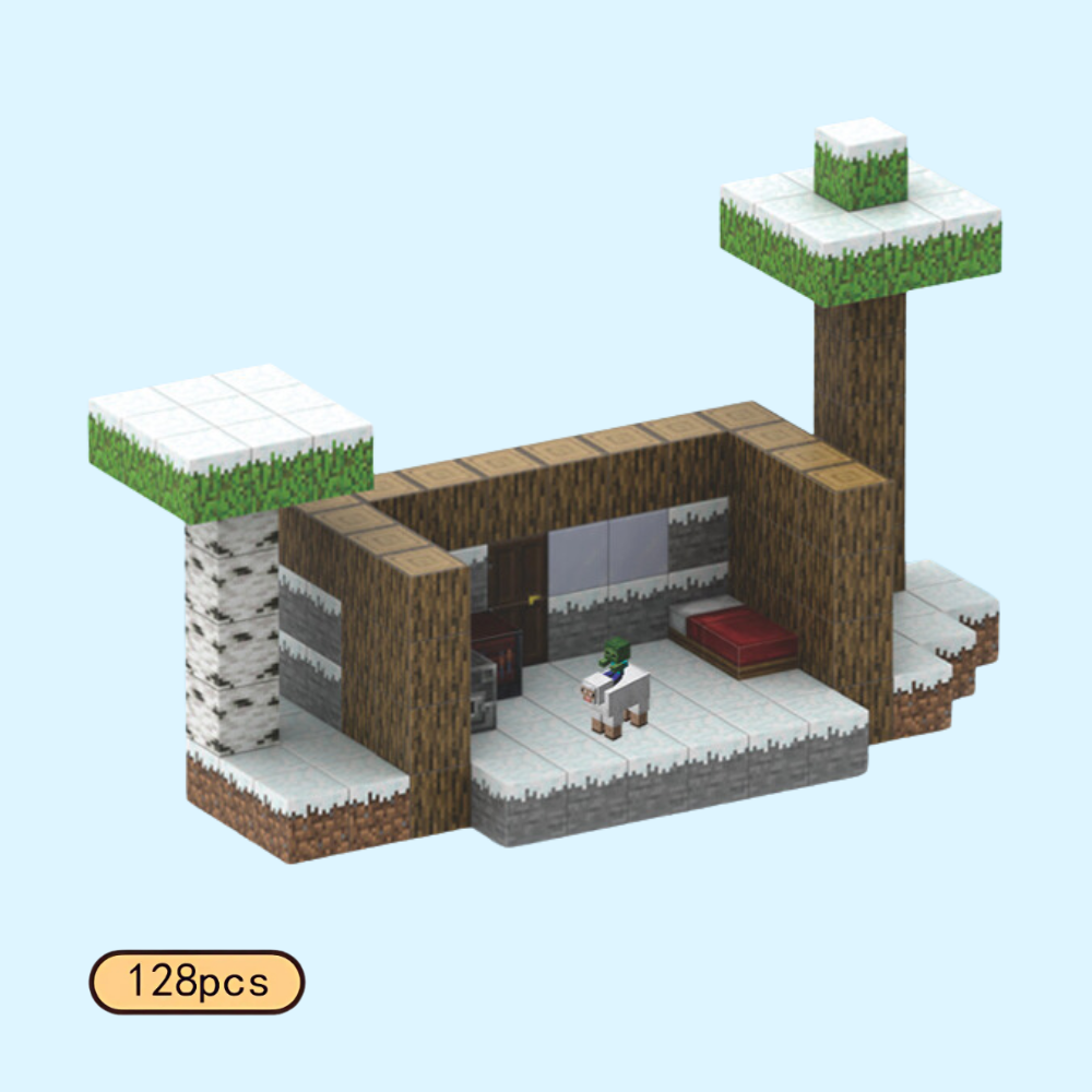 MineBloks™ Blocks - Snow Hut (128pcs)