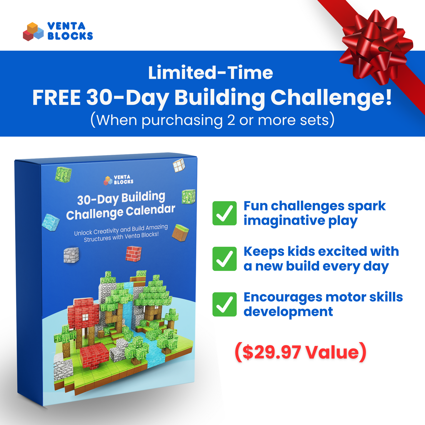MineBloks™ STEM Magnetic Builders – 40pcs Learning Set