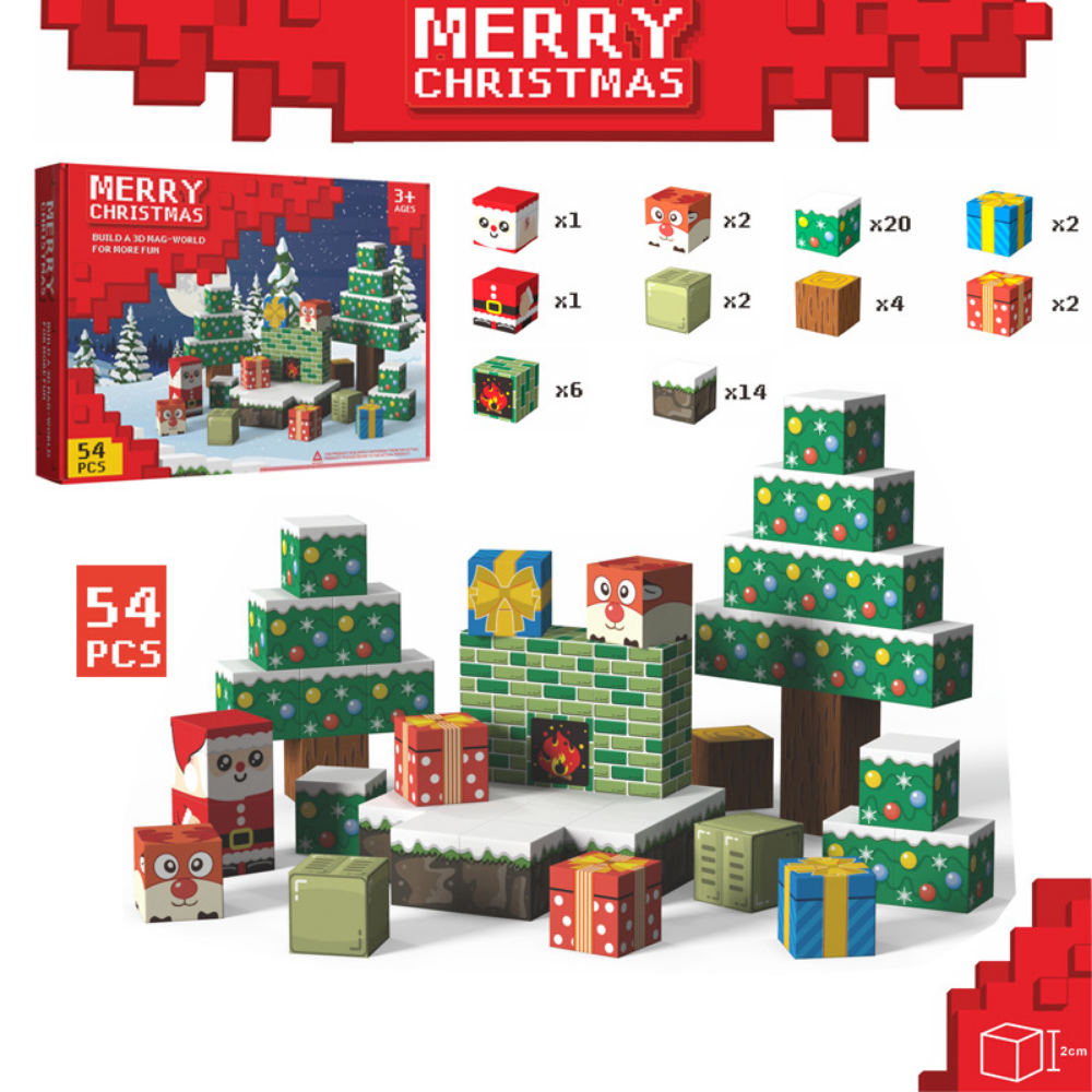 MineBloks™ Christmas Edition – 54pcs Building Set