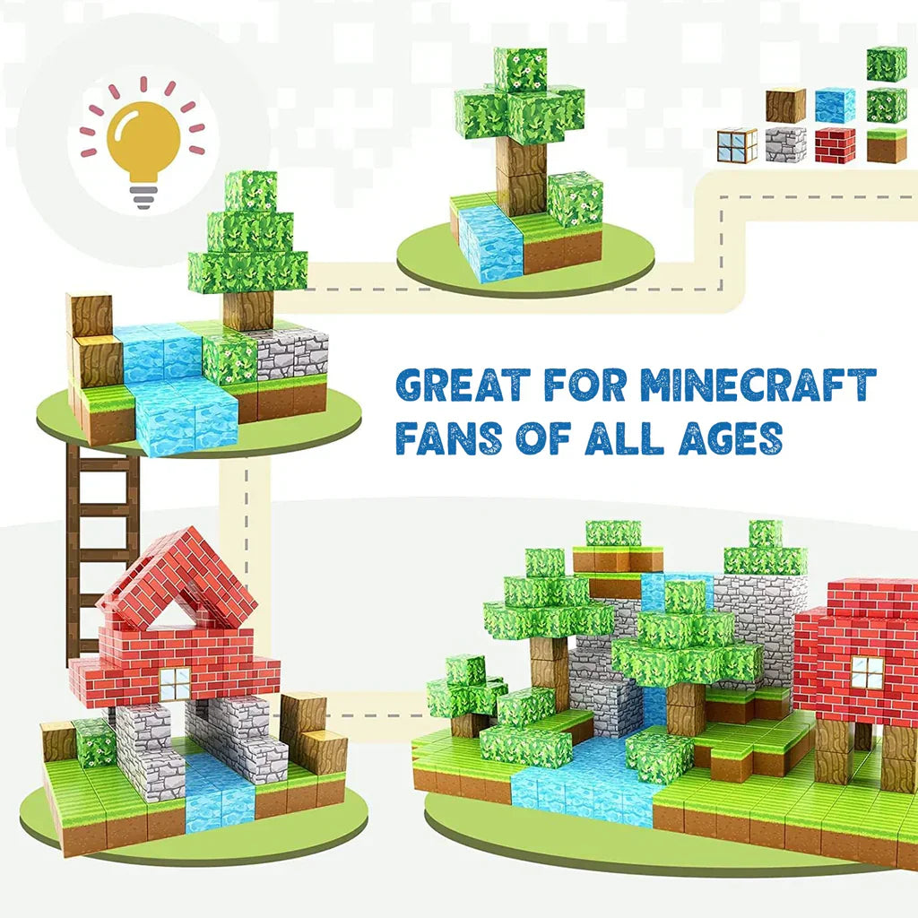 MineBloks™ STEM Magnetic Builders – 40pcs Learning Set