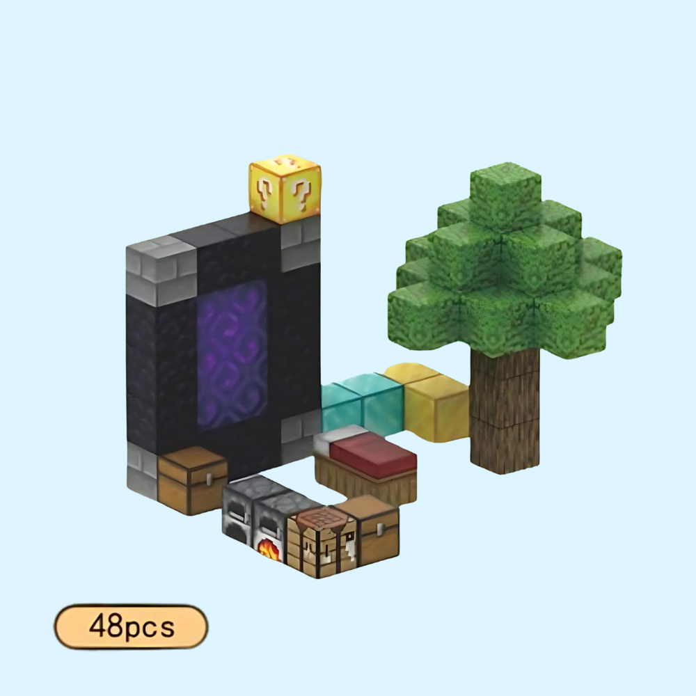 MineBloks™ Nether Portal – 48pcs Building Set