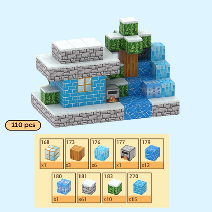 MineBloks™ Ice & Snow House – 110pcs Building Set