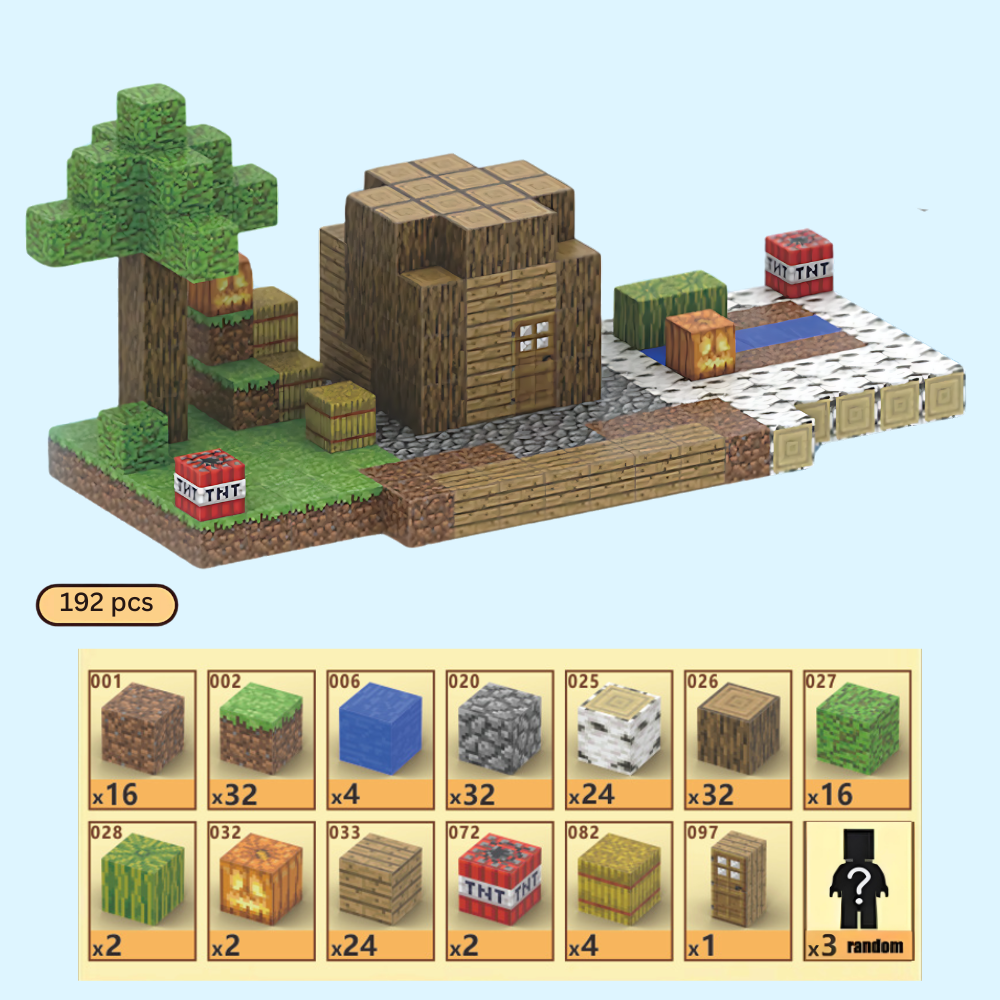 Minebloks™ Blocks - Village Chief's House (196pcs)