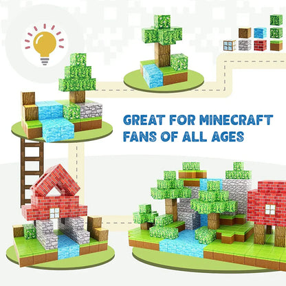 MineBloks™ STEM Magnetic Builders – 40pcs Learning Set